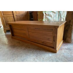 ตู้รองเท้าแบบนั่ง บานเลื่อน 2 ม.