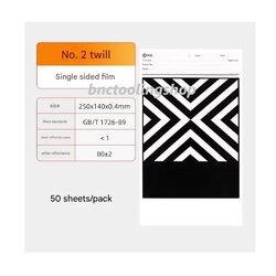 Paper Coating Test, NO2 Twill Test, Hiding Power Paper Coating Test, Cardboard Black and White Grid Paper, Contrast Ratio Reflectance Test Paper,