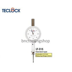 ไดอัลเทสขนาด 0.8มิล ความละเอียด 0.01มิล,Test Indicators Range 0.8mm Graduation 0.01mm,TECLOCK,LT-315
