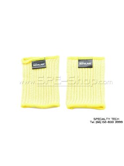 ปลอกแขนแส้นด้ายเคฟล่าร์แท้ สีเหลือง Kevlar Arm Sleeve