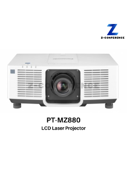 PANASONIC PT-MZ880 WUXGA LCD Laser Projector (8,000 lumens) โปรเจคเตอร์ LCD 8,000 ANSI Lumens projector , โปรเจคเตอร์ , เครื่องฉายโปรเจคเตอร์ , โปรเจคเตอร์ดูหนัง , เครื่องโปรเจคเตอร์