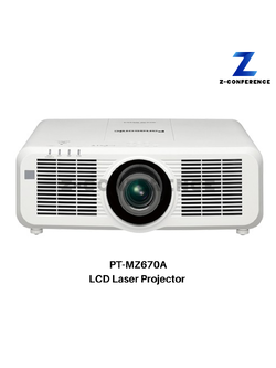 Projector PANASONIC PT-MZ670A (LCD Laser / 6,500 lm / WUXGA) projector , โปรเจคเตอร์ , เครื่องฉายโปรเจคเตอร์ , โปรเจคเตอร์ดูหนัง , เครื่องโปรเจคเตอร์