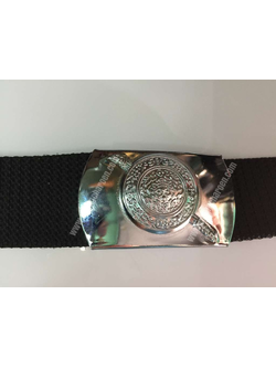 เข็มข้ดไนล่อน ตำรวจ + หัวเขี้ยว ตำรวจ (ตราโล่)