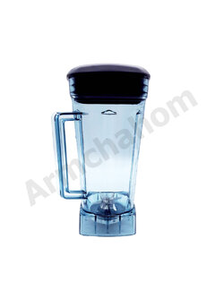 โถปั่น 2 ลิตร + ฝาปิด อย่างหนา ใช้ได้หลายรุ่น ฐานเหลี่ยม