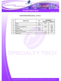 TETRAHYDROFURAN(THF) 18KG/CAN