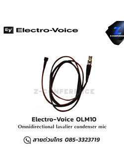 Electro-Voice OLM10 Omnidirectional lavalier condenser mic microphone, mic, ไมค์, ไมโครโฟน, ไมค์ลอย, ไมค์โครโฟนไร้สาย, ไมค์ร้องเพลง , ไมโครโฟนไร้สาย