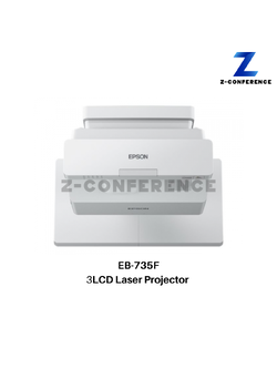 Projector Epson EB-735F 3LCD (3,600 Im / Full HD) Ultra Short-throw Laser Display projector , โปรเจคเตอร์ , เครื่องฉายโปรเจคเตอร์ , โปรเจคเตอร์ดูหนัง , เครื่องโปรเจคเตอร์