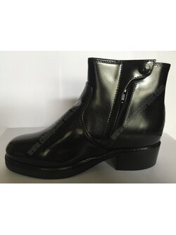 ฮาฟ หนังขัดหนา พื้นหนา ซิปเดี่ยว (สูง 5")