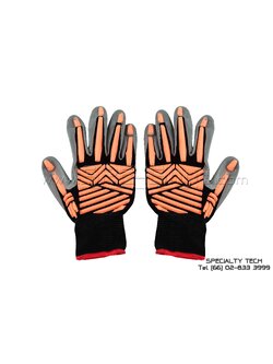 Nitrile Palm Coated and Back Protection ถุงมือเซฟตี้เคลือบไนไตร