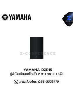 YAMAHA DZR15 2-way bi-amped powered loudspeaker 15" ลำโพง , ตู้ลำโพง , speaker