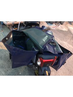 กระเป๋า ไปรษณีย์ นสพ มอเตอร์ไซค์ มีฝา ใหญ่ (L) จัมโบ้ (XL) (พาด 30, 43 ซม)