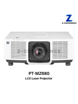 Projector PANASONIC PT-MZ680 WUXGA LCD Laser Projector (6,000 lumens) Optional Lenses projector , โปรเจคเตอร์ , เครื่องฉายโปรเจคเตอร์ , โปรเจคเตอร์ดูหนัง , เครื่องโปรเจคเตอร์