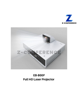 Projector Epson EB-800F Ultra-short Throw Full HD Laser Projector (Digital signage) projector , โปรเจคเตอร์ , เครื่องฉายโปรเจคเตอร์ , โปรเจคเตอร์ดูหนัง , เครื่องโปรเจคเตอร์