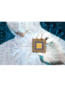 ถุงมือไนไตรสีขาว Cleanroom class 100 (White Nitrile Glove)