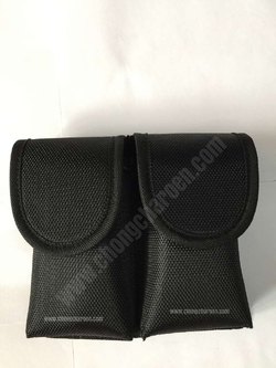 ซองแม็คคู่ ซองกระสุนคู่ ผ้า (ดำ, เขียว)