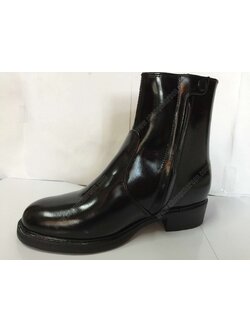 ฮาฟ หนังขัดหนา พื้นหนา ซิปเดี่ยว (สูง 7")