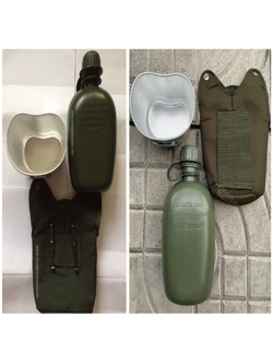 กระติกน้ำ รด ทหาร เข้าค่ายภาคสนาม พร้อม ถ้วยรอง (แบบมีกิ๊ป หรือ แบบสอด)