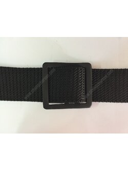 เข็มขัดไนล่อน+หัวสี่เหลี่ยม ดำ