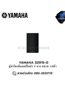YAMAHA DZR15-D Dante-equipped 2-way bi-amped powered loudspeaker 2000W ลำโพง , ตู้ลำโพง , speaker