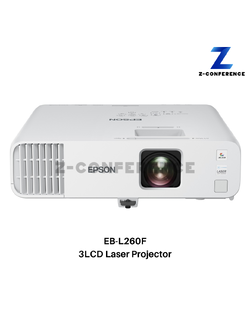 Projector Epson EB-L260F 3LCD Full HD (4,600 Lumens) Laser Projector with Built-in Wireless projector , โปรเจคเตอร์ , เครื่องฉายโปรเจคเตอร์ , โปรเจคเตอร์ดูหนัง , เครื่องโปรเจคเตอร์