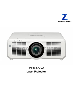 Projector PANASONIC PT-MZ770A (Laser / 8000 lm / WUXGA) projector , โปรเจคเตอร์ , เครื่องฉายโปรเจคเตอร์ , โปรเจคเตอร์ดูหนัง , เครื่องโปรเจคเตอร์