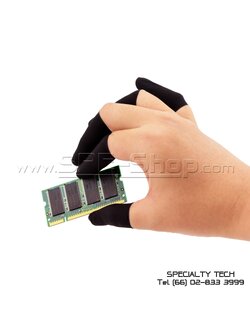 Conduct Black Smooth Roll Finger Cots