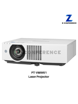 Projector Panasonic PT-VMW61 (Laser/6,200 lm/ WXGA) projector , โปรเจคเตอร์ , เครื่องฉายโปรเจคเตอร์ , โปรเจคเตอร์ดูหนัง , เครื่องโปรเจคเตอร์