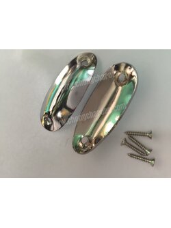 เหล็กชิดเท้า มน (สีเงิน)