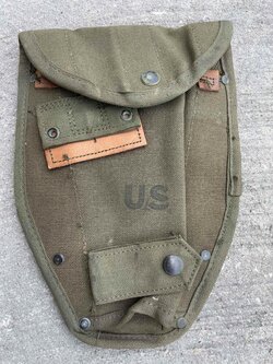 ถุง ซอง ปลอกใส่พลั่วสนาม U.S.ทองเหลืองแท้ 100% ของมือหนึ่ง