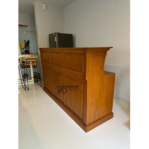 เคาน์เตอร์ไม้สัก