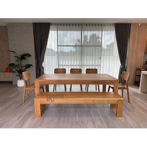 โต๊ะกินข้าวไม้สัก