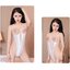 L045 ชุดอีโรติกเปิดเป้าเปิดหน้าอก ชุดว่ายน้ำเซ็กซี่สไตล์v-shapeเป็นผ้ายืดผิวมันวาวสวมใส่แบบใช้สายผูกคล้องคอ สามารถอ่านวิธีสวมใส่เพิ่มเติมด้านในเลยค่ะ