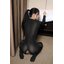 L304 จั๊มสูทเปิดเป้าแขนยาวเต็มตัว ชุดรัดรูปแขนยาวเต็มตัวเซ็กซี่เป็นผ้ายืดเนื้อบางนิ่มลื่นมือ ด้านหน้าเป็นระบบ2หัวซิปรูดยาวราวๆสะดือ ช่วงเป้ามีซิปรูดเปิดเป้าได้ตามรูปถ่ายสินค้าจริงเลยค่ะ