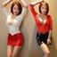 L566 ชุดเดรสหนังกระโปรงสั้นเซ็กซี่ เดรสสั้นผ้าหนังแขนยาว5ส่วน ด้านหน้าเว้าหน้าอกกว้างลึก เข็มขัดหนังแถบยางยืดกว้างๆด้านหน้าร้อยเชือกด้านหลังเป็นตีนตุ๊กแกตามรูปถ่ายสินค้าจริง ***ไม่มีหน้ากากลูกไม้