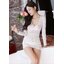 L185 ชุดเดรสสั้นรัดรูปเซ็กซี่ ชุดอีโรติกมาในแบบเดรสสั้นแขนยาวสไตล์สาวออฟฟิศ ตัวชุดเป็นผ้ายืดลายทางเนื้อบางนิ่มตามรูปถ่ายสินค้าจริงเลยค่ะ