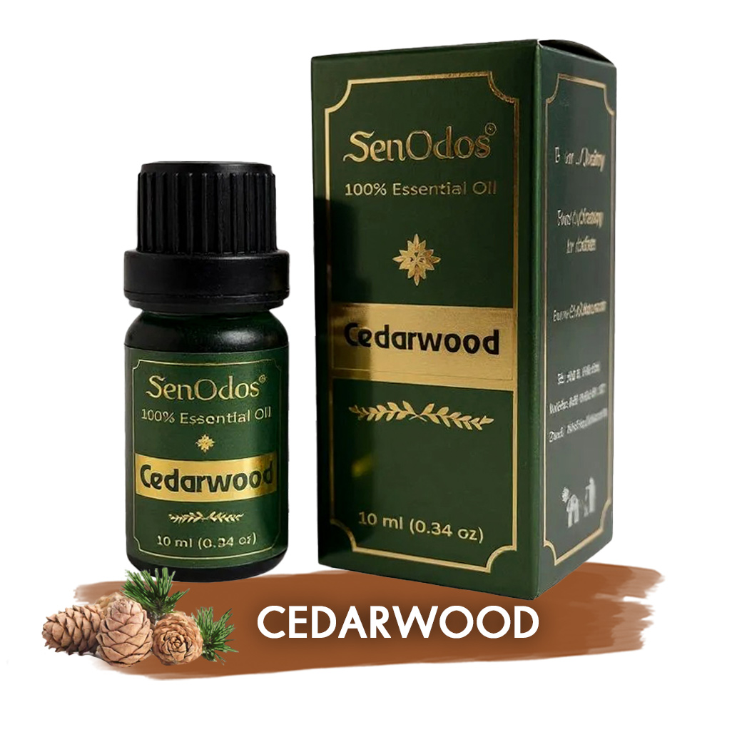 SenOdos น้ำมันหอมระเหยแท้ กลิ่นซีดาร์วูด Cedarwood Essential Oil 10ml
