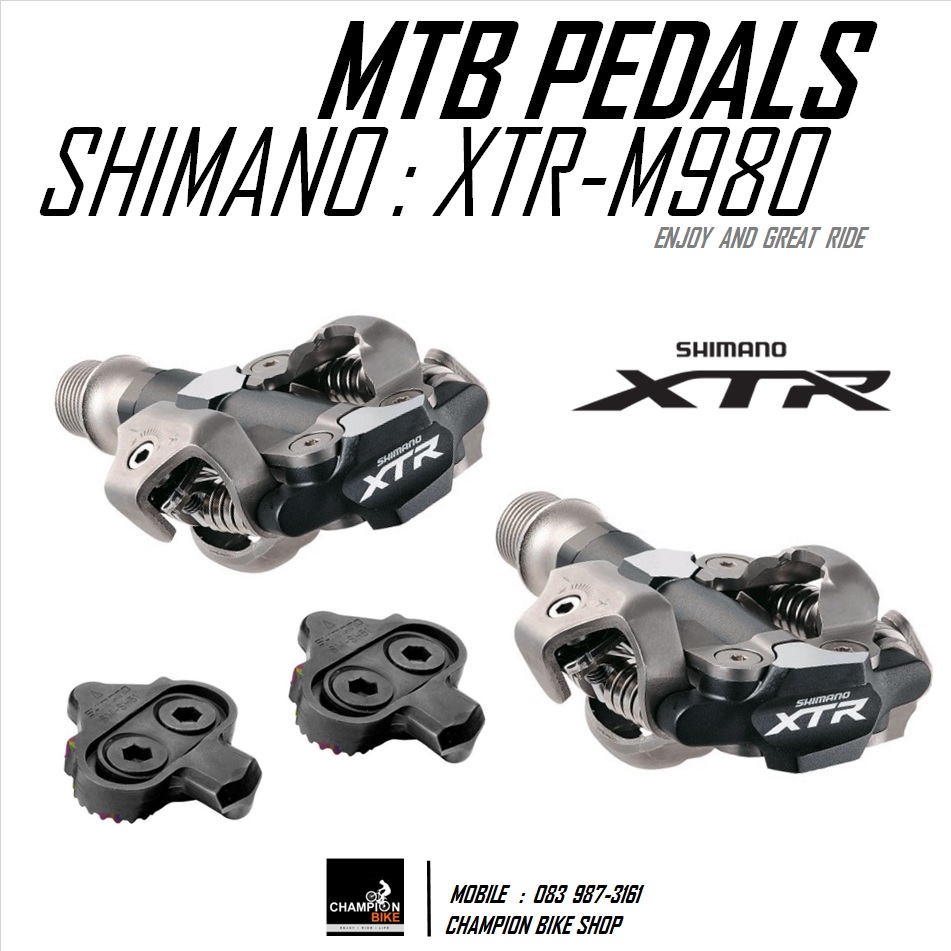 บันไดXTR SHIMANO : XTR PD-M980 MTB SPD PEDALS
