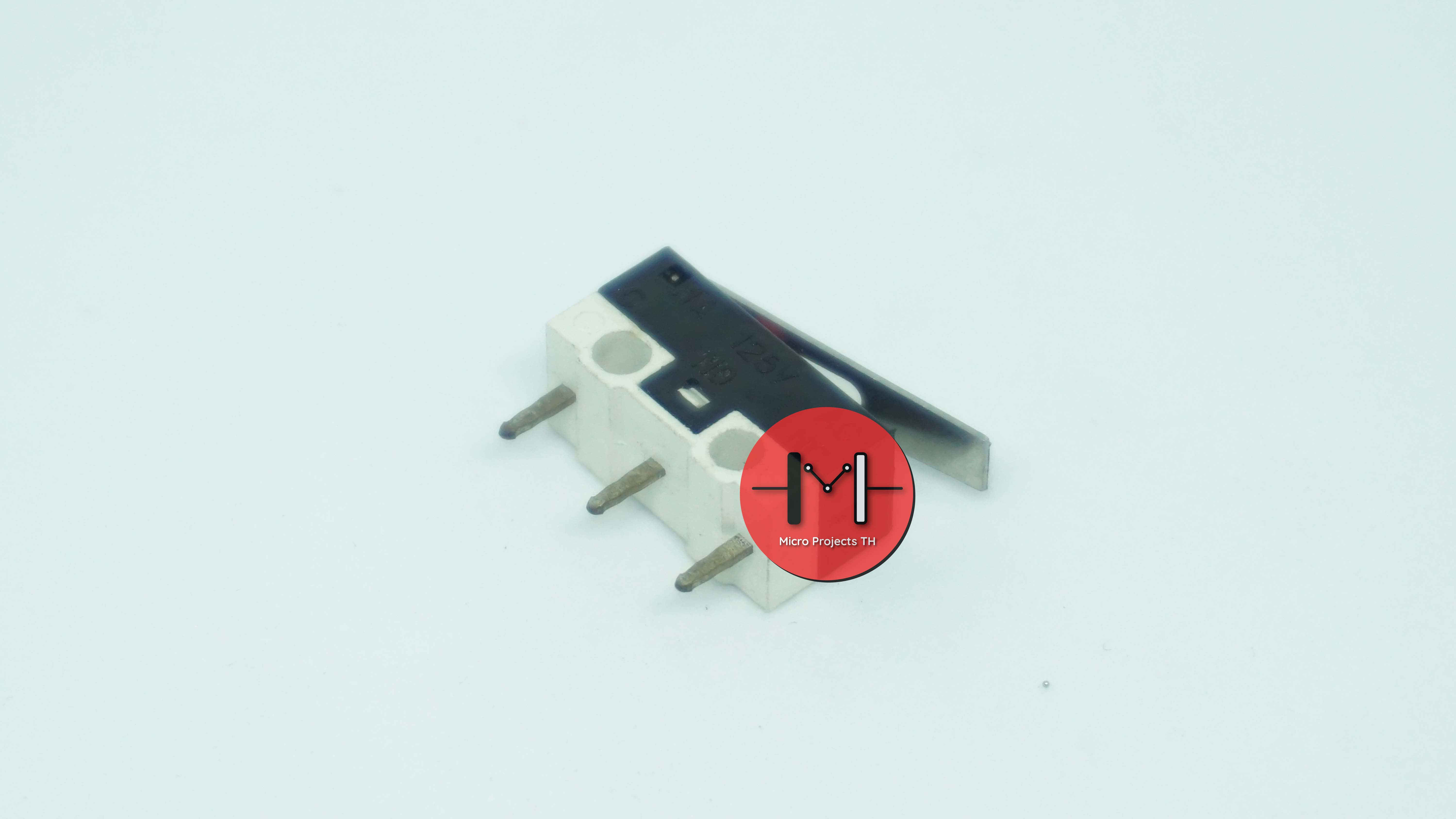 ไมโครสวิตช์ Mouse tripod stalk switch Tact Switch Micro Switch 1A 125V AC 13*5*15mm
