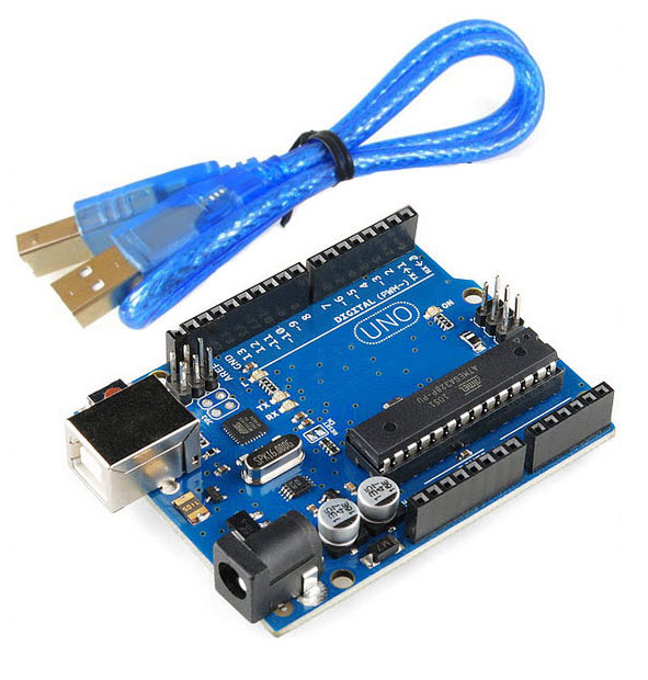 Arduino UNO R3 (พร้อมสาย USB ) ATMEGA328P USB ATMEGA16U2