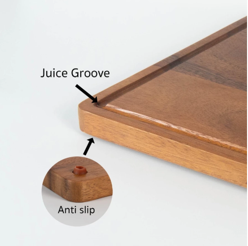 เขียงไม้จามจุรี ไม้แท้ Wooden cutting board FOOD GRADE