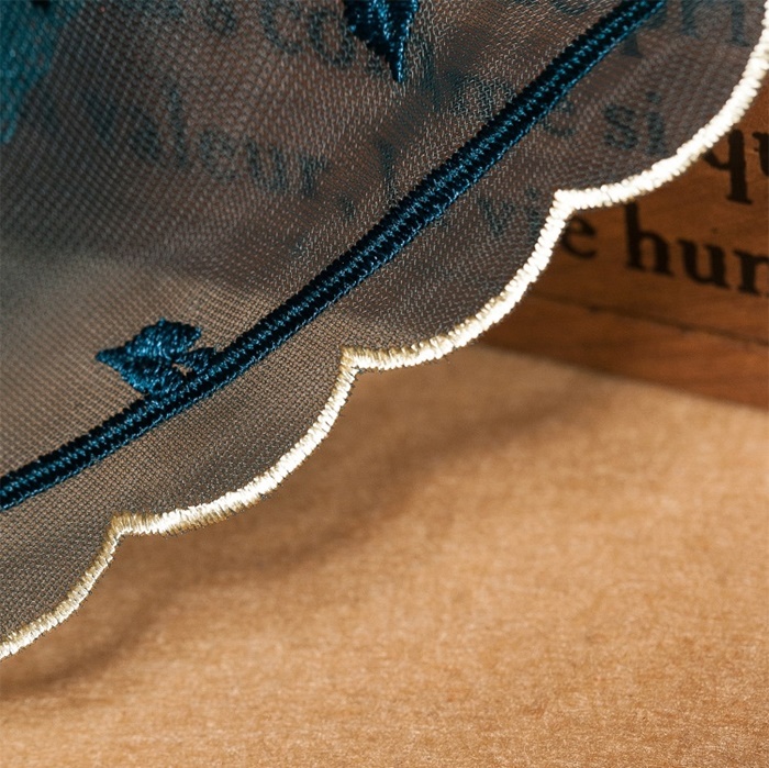 NA011 กางเกงในซีทรูแบบผูกข้าง กางเกงในผ้าซีทรูปักลายดอกไพ่มาในแบบผูกข้าง2ฝั่งตามรูปถ่ายเลยค่ะ