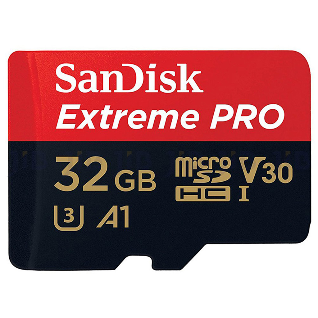 SanDisk Extreme Pro microSDXC Card V30 U3 32TB 100MB/s R, 90MB/s W (SDSQXCG_032G_GN6MA) Mobile Gaming ,Nintendo ,GoPro ประกัน Synnex ตลอดอายุการใช้งาน
