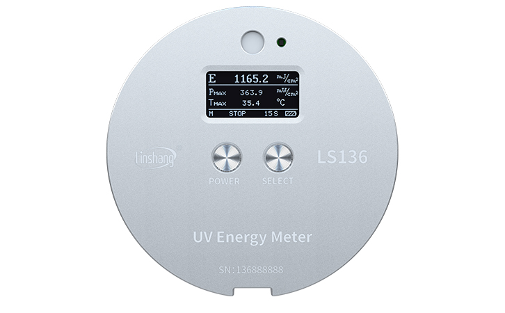 Linshang, LS136 UV Energy Meter,Uv Energy Meter Radiometer, LS136 Halogen Lamp Uva Light Sources Measure Energy, Power and Temperature High Precision Ultra-small,