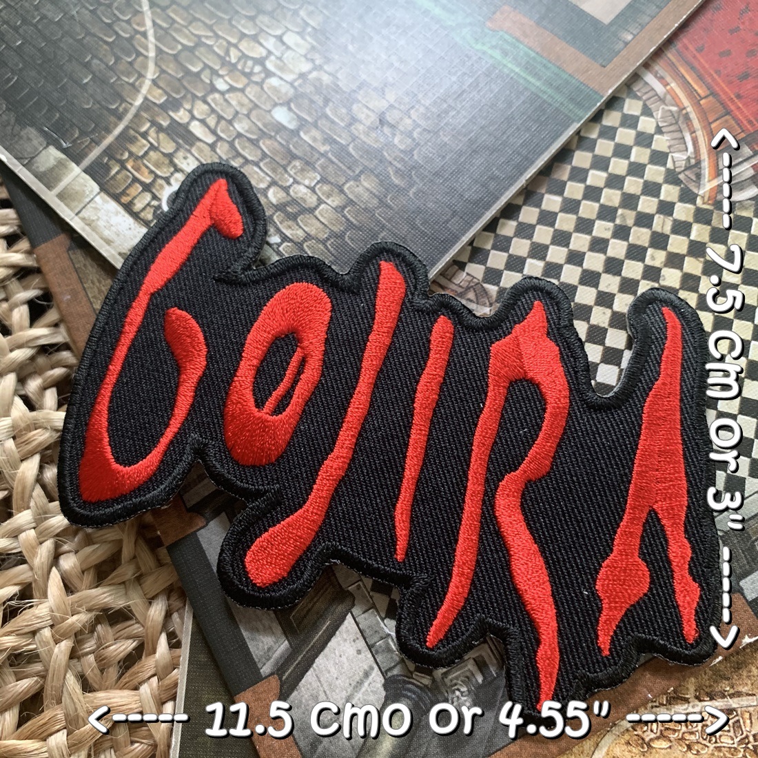 Gojira วงดนตรี ร็อค เฮฟวี่เมทัล พังค์ ตัวรีดแบบปัก อาร์มปัก ตัวรีดติดเสื้อ ตัวรีด ติดกระเป๋า ติดหมวก ติดแจ๊คเก็ต Rock Iron on Embroidered Patch