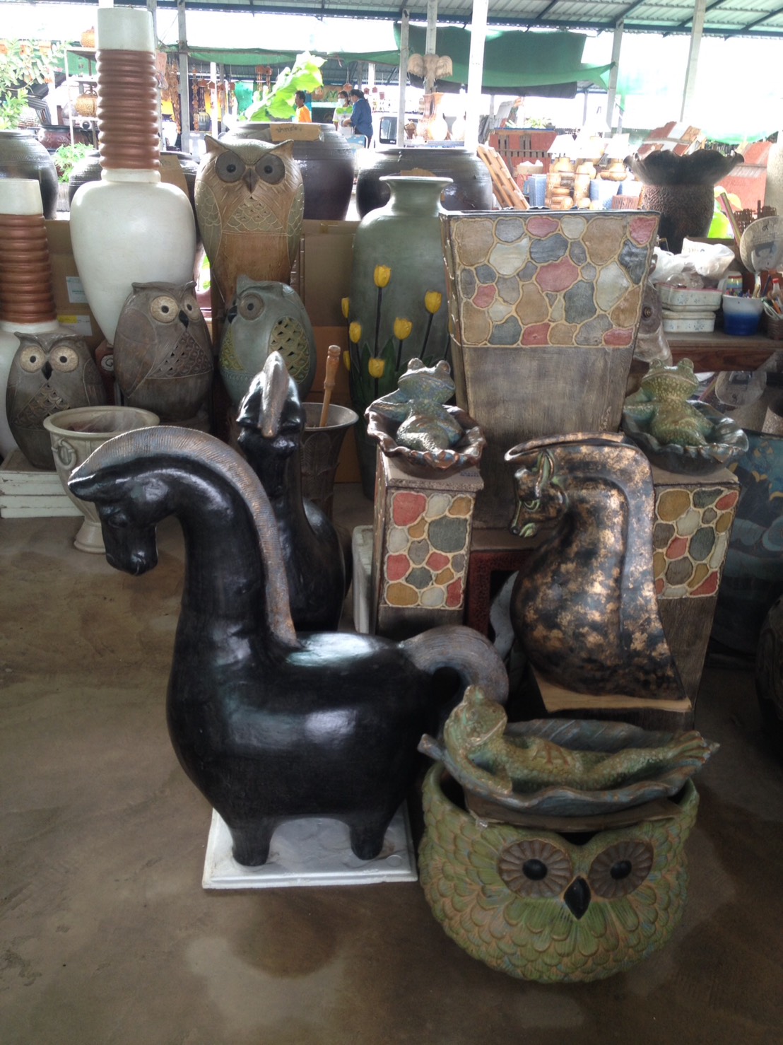 ม้านั่งประดับสวน