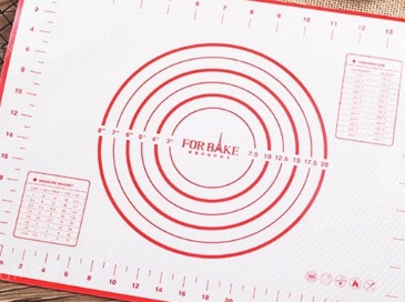 แผ่นซิลิโคนนวดแป้ง ขนาด 40x60 cm.