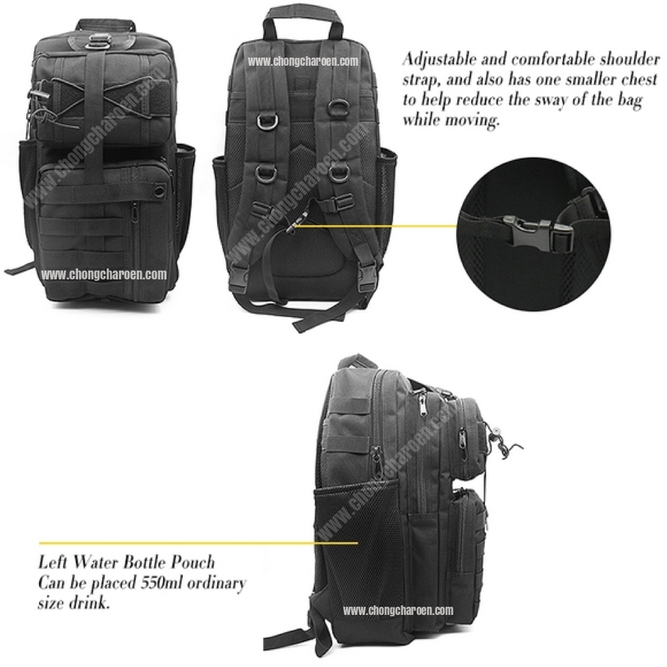 เป้ทหาร กระเป๋า แทคติคอล ยุทธวิธี เดินป่า 3T ผ้าหนา เกรด A