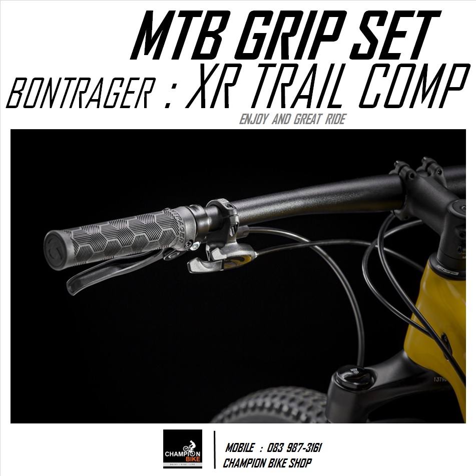ปลอกแฮนด์จักรยาน BONTRAGER : XR TRAIL COMP MTB GRIP สีดำ