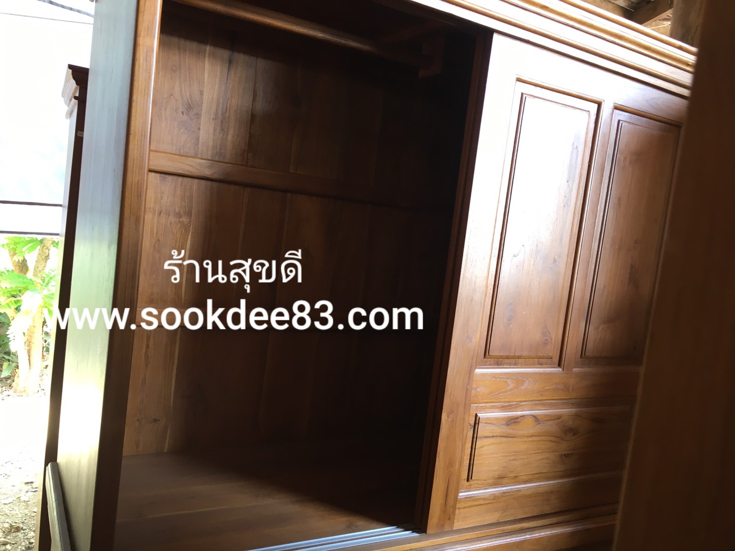 ตู้เสื้อผ้าแยกท่อน 1.5 ม. สูง 2 ม.(บน 120 ล่าง 80)