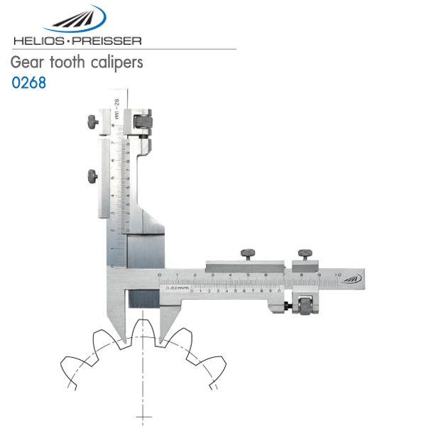 HELIOS-PREISSER,Gear tooth calipers,0268 201